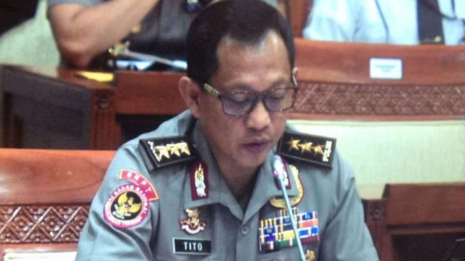 Komjen Polisi Tito Karnavian di Uji Kepatutan dan Kelayakan Komisi III DPR