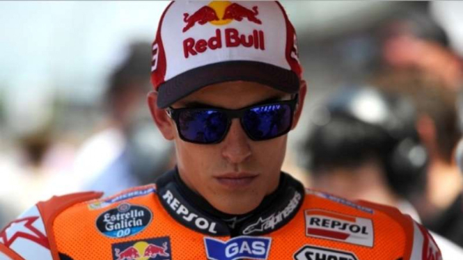 Pembalap Tim Repsol Honda, Marc Marquez.