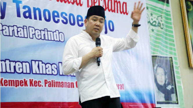 Ketua Umum Partai Perindo Hary Tanoesoedibjoe.