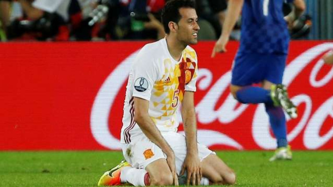 Gelandang tim nasional Spanyol, Sergio Busquets