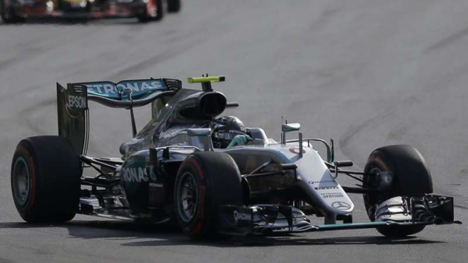 Pembalap Tim Mercedes, Nico Rosberg