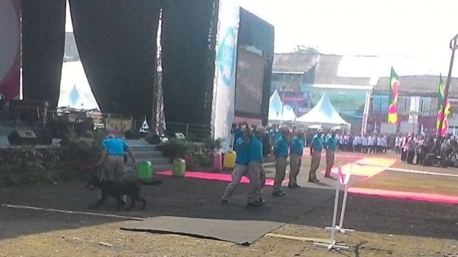 Atraksi Anjing K-9 di HANI 2016