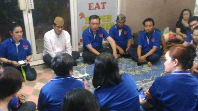 Sandiaga Uno di Apartemen Gading Mediterania Residence (GMR), Kelapa Gading