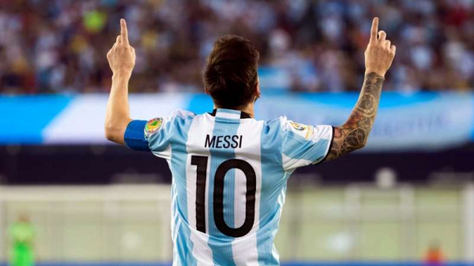 Bintang timnas Argentina, Lionel Messi