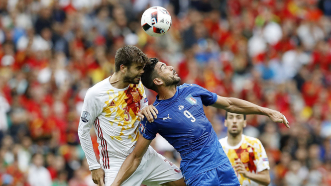 Italia vs Spanyol di Piala Eropa 2016