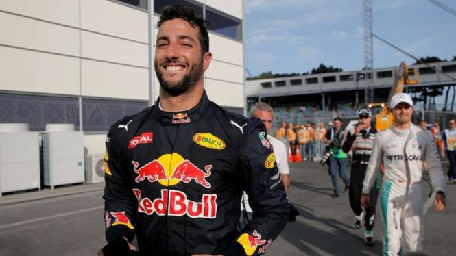 Pembalap Red Bull, Daniel Ricciardo.