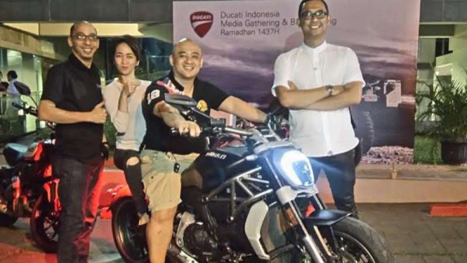 Emmanuel Alvino, pembeli pertama Ducati XDiavel S