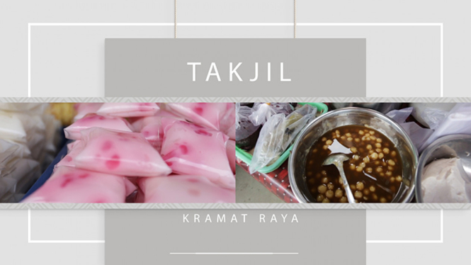 Takjil di Kramat Raya