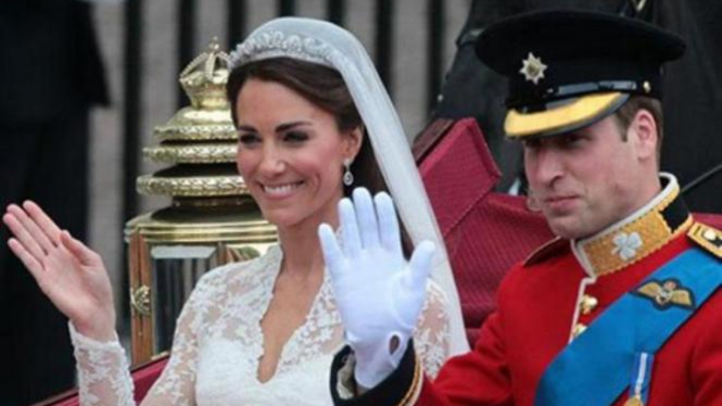 Pangeran William dan Kate Middleton.