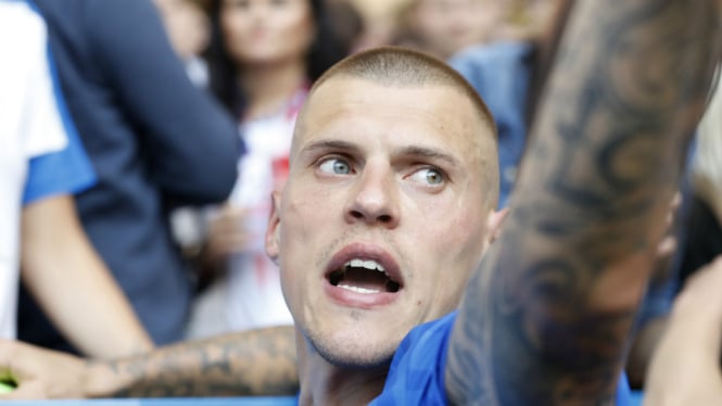 Pemain Slovakia Martin Skrtel