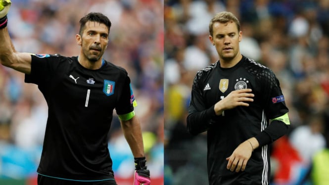 Gianluigi Buffon dan Manuel Neuer.