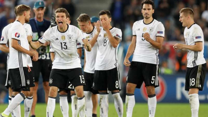 Jerman berduel dengan Prancis di semifinal Piala Eropa 2016