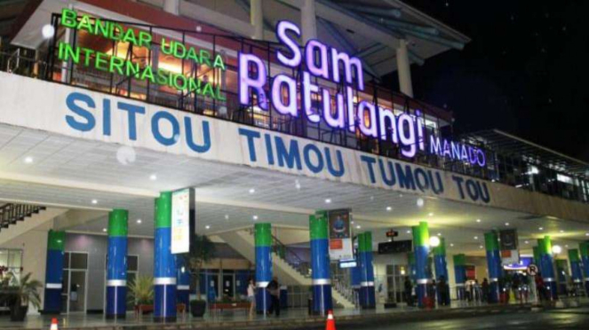 Bandara Sam Ratulangi Manado.