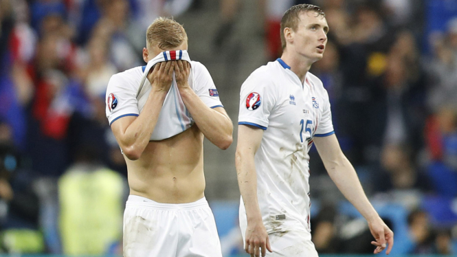 Islandia tersingkir dari Piala Eropa 2016.