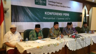 Nahdlatul Ulama Tetapkan Lebaran 1 Syawal Rabu Besok