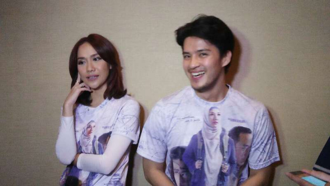 Bunga Citra Lestari dan Morgan Oey.