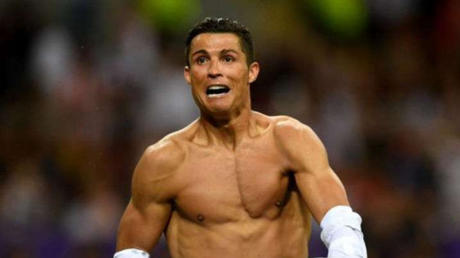 Bintang Real Madrid, Cristiano Ronaldo.
