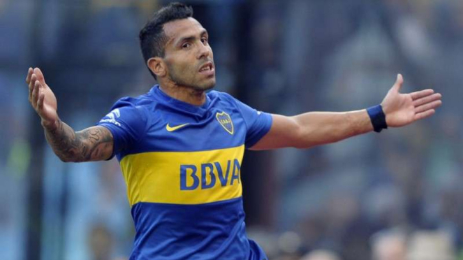 Penyerang Boca Juniors, Carlos Tevez