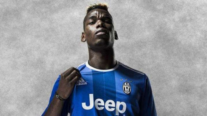 Paul Pogba saat masih berkostum Juventus.