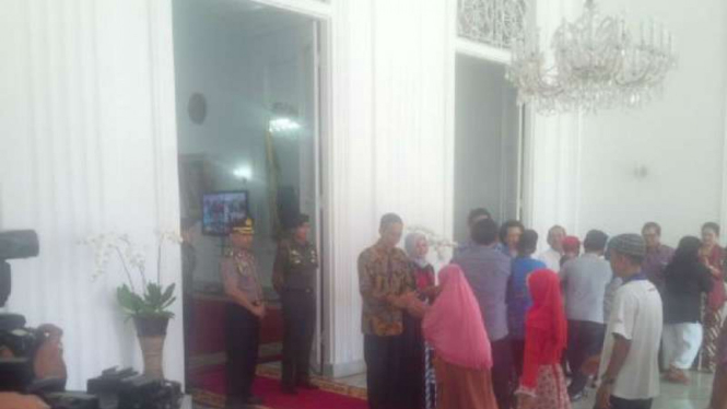 Acara open house Presiden Jokowi di Gedung Agung Yogyakarta