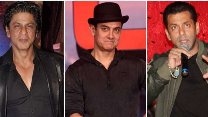 Shah Rukh Khan, Aamir Khan, dan Salman Khan