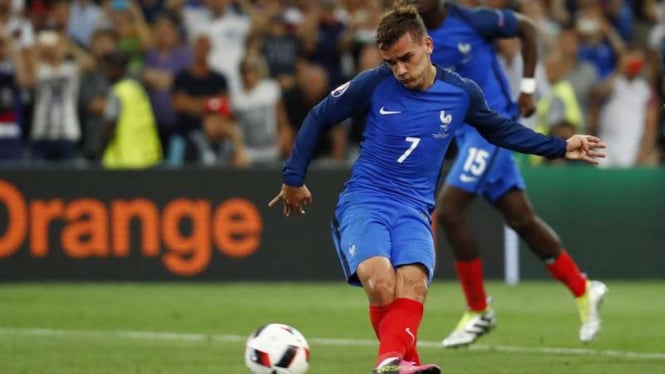 Penyerang Timnas Prancis, Antoine Griezmann.