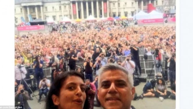 Walikota London selfie