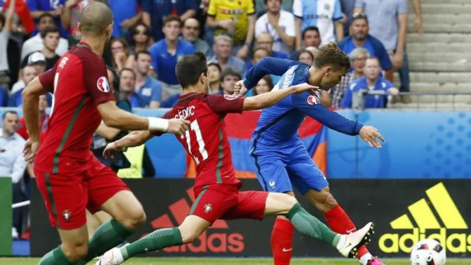 Pertandingan final Piala Eropa 2016 antara Prancis kontra Portugal