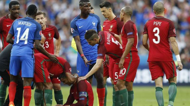 Pertandingan final Piala Eropa 2016 antara Prancis kontra Portugal