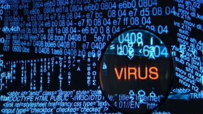 Virus komputer.