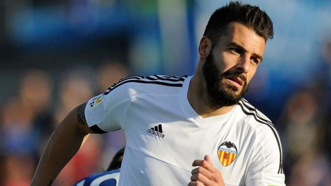 Penyerang Valencia, Alvaro Negredo.