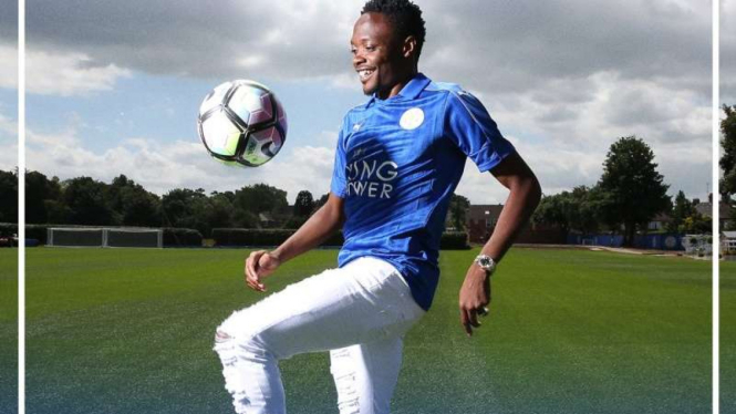 Striker Leicester City, Ahmed Musa.