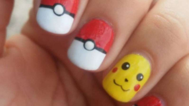 Nail art Pokemon