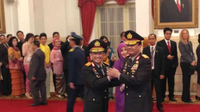 Kapolri Jenderal Tito Karnavian dan Wakapolri Komjen Budi Gunawan.  