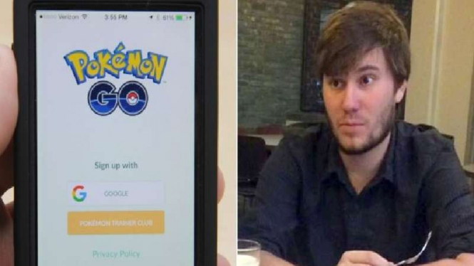 Gara-gara Pokemon Go, pria di AS Evan Scribner, putus dengan pacarnya 