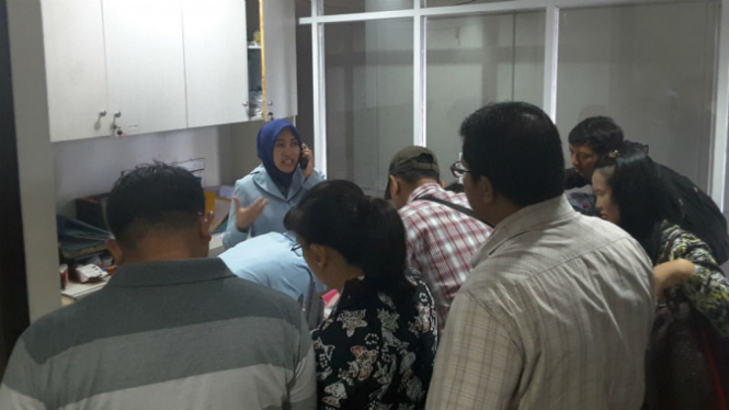 Posko pengaduan vaksin palsu di RS Harapan Bunda Jakarta