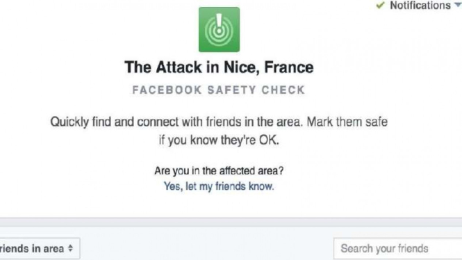 Facebook aktifkan fitur darurat Safety Check menyusul teror di Nice