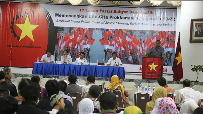 Ulang tahun PRD ke-17 pada 22 Juli 2013. Foto: Dokumentasi PRD