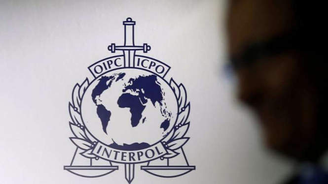 Logo Interpol. 