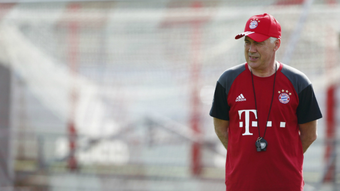 Pelatih Bayern Munich Carlo Ancelotti.