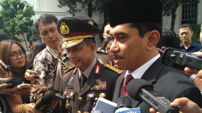 Kapolri Jenderal Tito Karnavian dan Kepala BNPT Komjen Suhardi Alius
