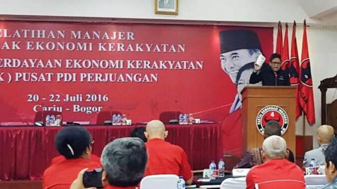 Pembukaan Pelatihan Majer Ekonomi Kerakyatan di DPP PDIP.