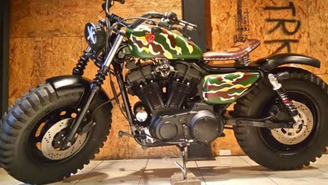 Modifikasi Harley Davidson 883