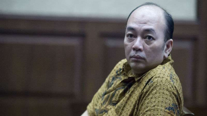 Terdakwa kasus suap salinan putusan kasasi di Mahkamah Agung (MA) Andri Tristianto Sutrisna 