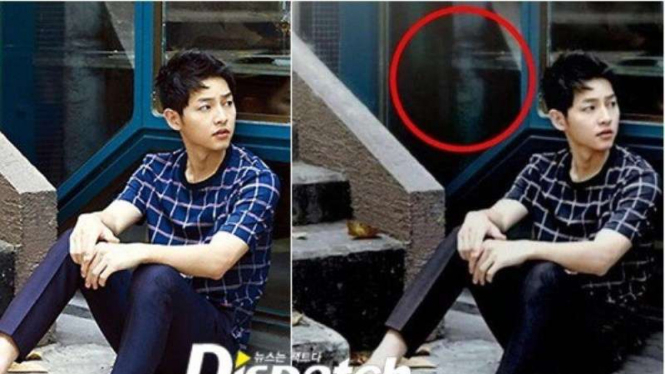 Foto Song Joong Ki yang menghebohkan