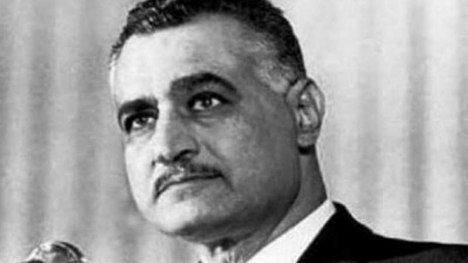 Presiden Mesir Gamal Abdel Nasser.