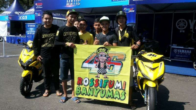 Murid Valentino Rossi dan Fan Club Valentino Rossi Indonesia
