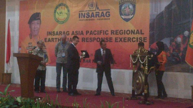 Pembukaan pelatihan Insarag Asia Pasifik di Yogyakarta.