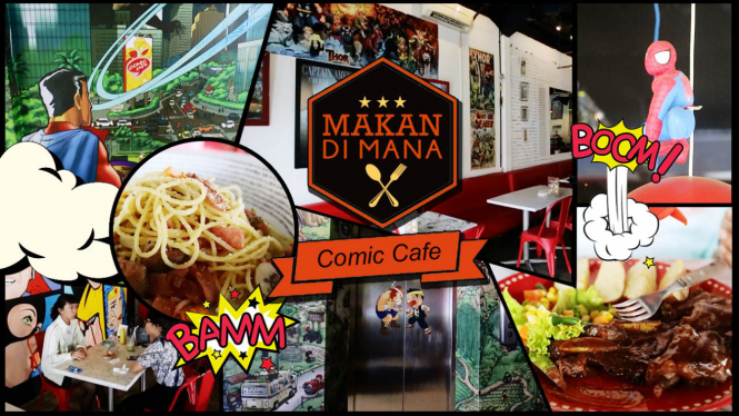 Makan Bersama Tokoh Komik di Comic Cafe