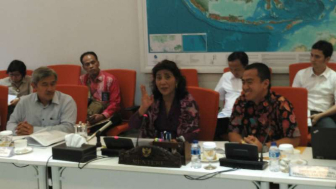 Menteri Kelautan dan Perikanan Susi Pudjiastuti